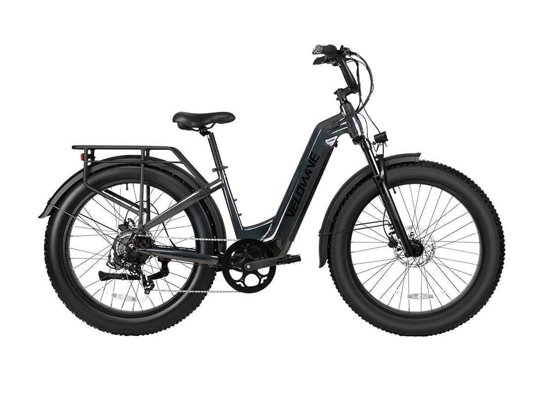 Black Velowave Ranger Step-Thru 3.0 left-side product view