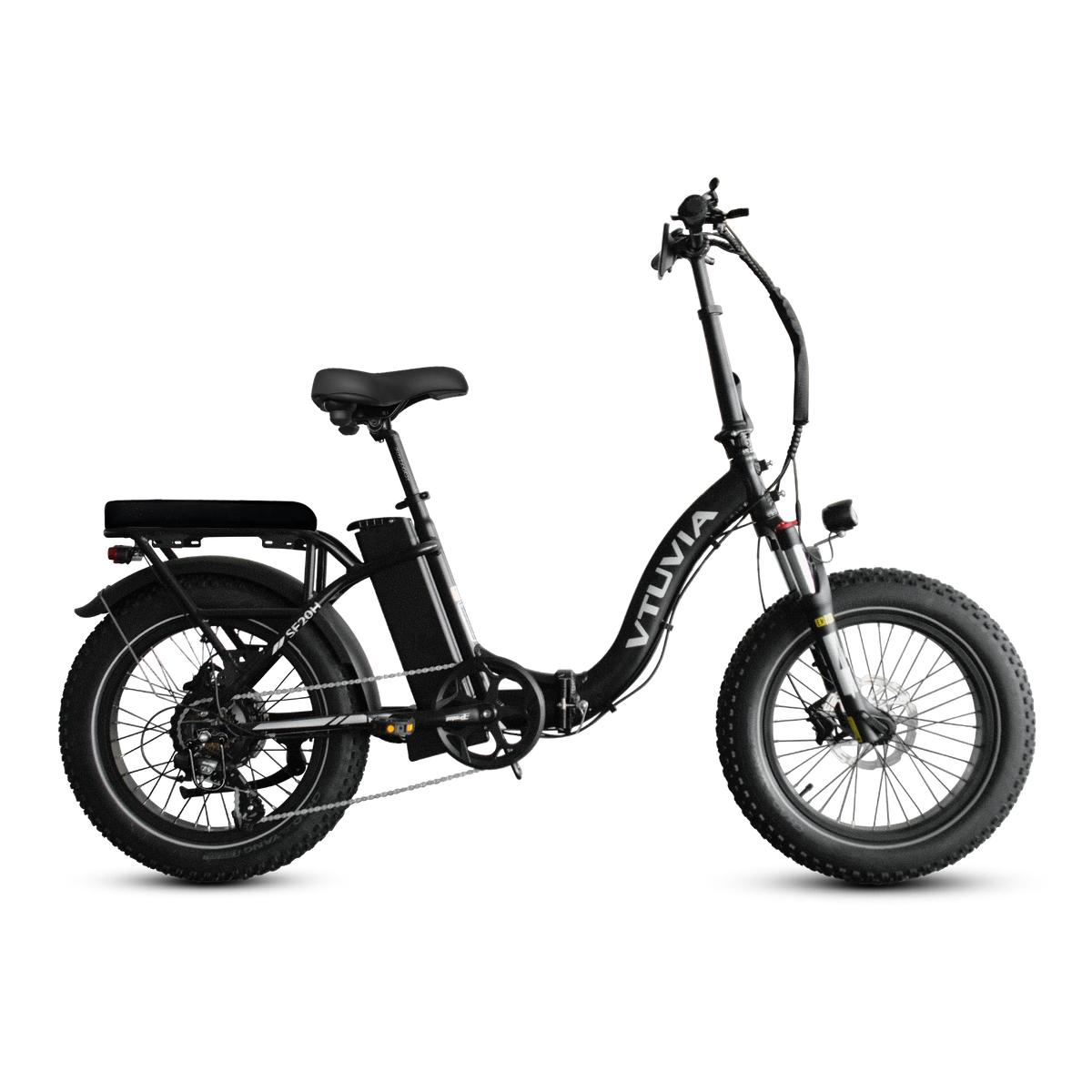 VTUVIA SF20H folding utility electric bike in black