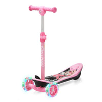 Blue isinwheel Mini Long Range hero shot with the LED flashing wheels lit up and the rear power button visible