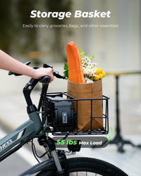 isinwheel M40 Folding Electric Bike USB charging outlet