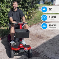 Hoverfly T5 4-Wheel Mobility Scooter | 16.8-Mile Claim — alternate product view