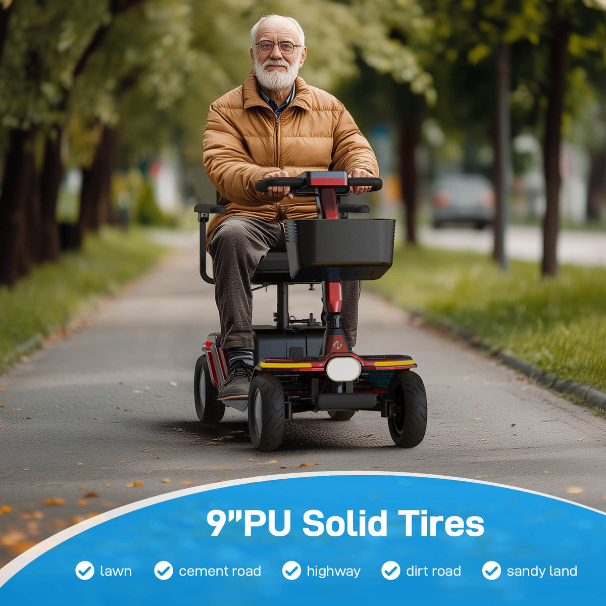 Hoverfly T5 4-Wheel Mobility Scooter | 16.8-Mile Claim — alternate product view