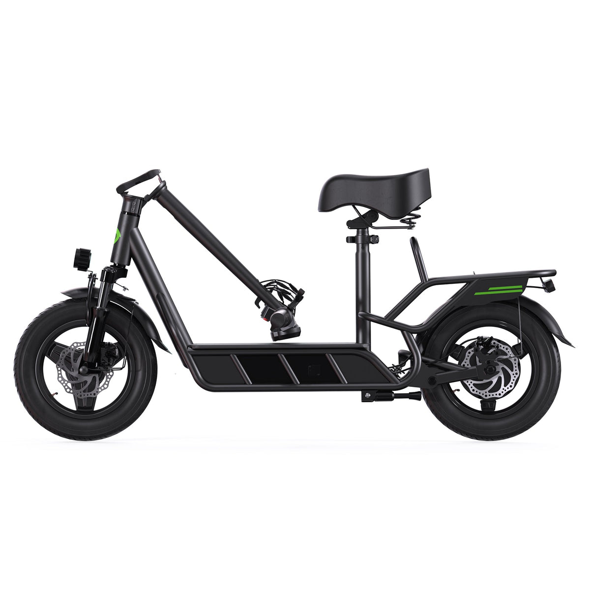 isinwheel Hyper X Seated Electric Scooter rider seated position