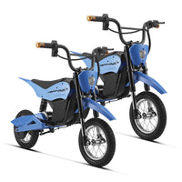 HappyRun K20 kids electric bike ages 3-10: 250W hub motor, throttle plus pedal assist, adjustable seat, removable training wheels, aluminum frame, front hand brake plus rear coaster brake