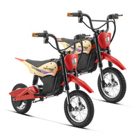 HappyRun K20 kids electric bike ages 3-10: 250W hub motor, throttle plus pedal assist, adjustable seat, removable training wheels, aluminum frame, front hand brake plus rear coaster brake