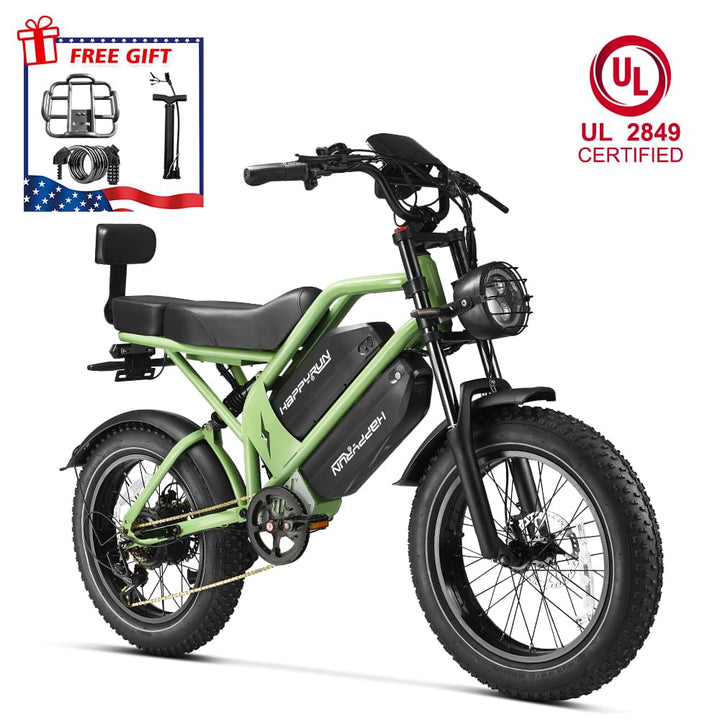 HappyRun G70 Dual-Battery Cargo Electric Bike