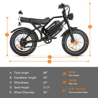 HappyRun G70 UL 2849 Certified Dual-Battery Cargo Electric Bike, official HappyRun product image 9