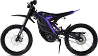 79BIKE Falcon Pro in Kenshi Black with purple graphics, left-side product view