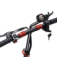 iScooter iX5S 1000W off-road electric scooter: 28 mph, 40-mile range, 11-inch off-road tubeless tires, dual suspension, EABS plus double disc brakes, IPX4 water resistance, 60 lb folded, 330 lb max load