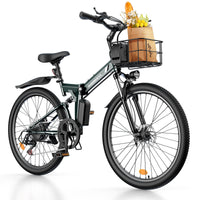 isinwheel M40 Folding Electric Bike alternate folded angle