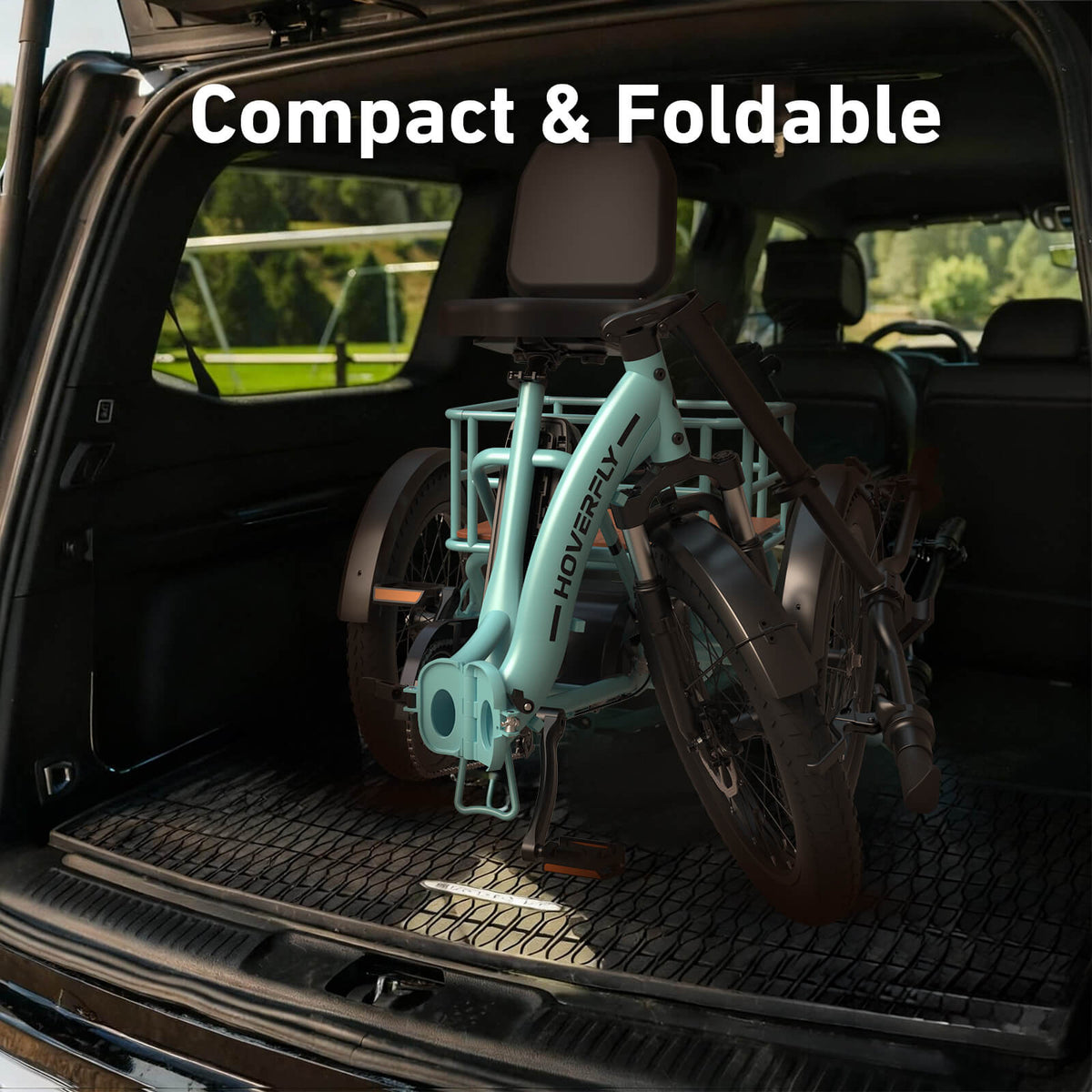 Hoverfly ET1 Folding Electric Trike | 500W, 60-Mile Claim — alternate product view