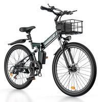 isinwheel M40 Folding Electric Bike full product three-quarter view