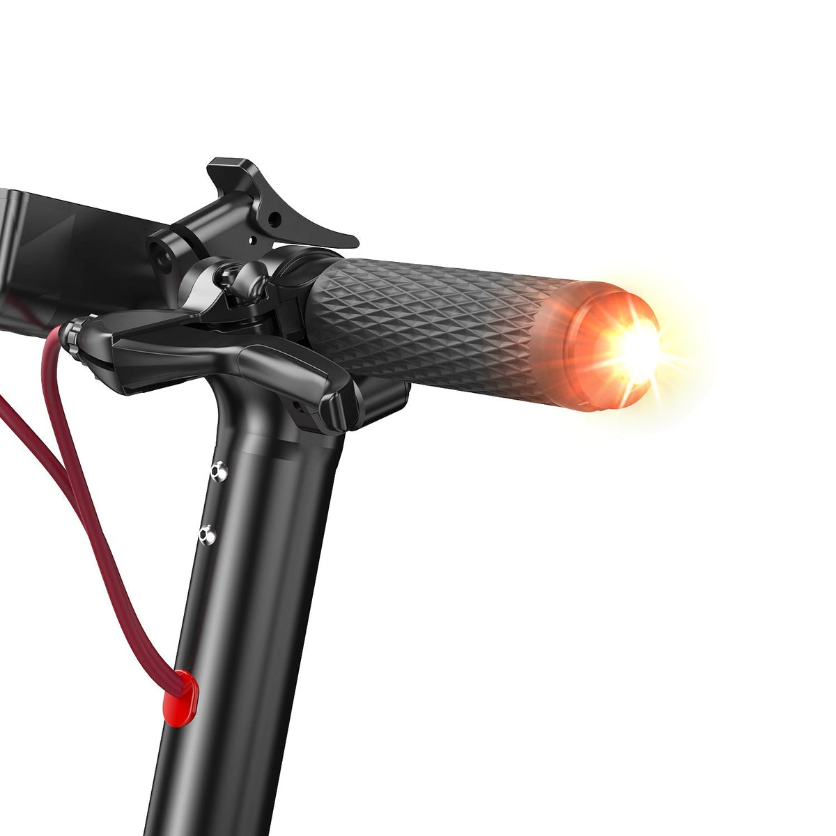 iScooter i10 mid-tier folding commuter electric scooter: 42V peak 650W brushless motor, 25 mph, 4 speed modes, 10-inch pneumatic tires, EBAS front brake plus rear disc, front and rear suspension, IP54, iScooter app, 44 lb net, 264 lb max load