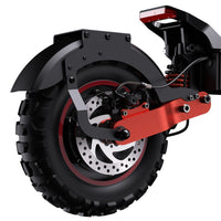 iScooter iX5S 1000W off-road electric scooter: 28 mph, 40-mile range, 11-inch off-road tubeless tires, dual suspension, EABS plus double disc brakes, IPX4 water resistance, 60 lb folded, 330 lb max load