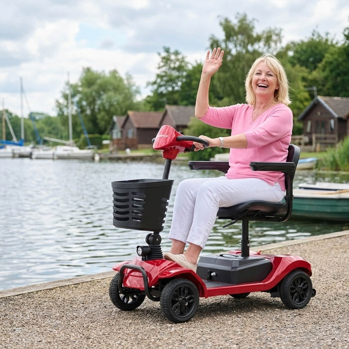 Hoverfly T4 4-Wheel Mobility Scooter | 330-lb Capacity — alternate product view