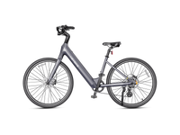 Heybike Venus lightweight step-thru cruiser electric bike: 750W Galaxy hub motor (1400W peak), 70 Nm torque, 28 mph Class 2/3 switchable, 27.5x2.2 Kenda road tires, aluminum-alloy low-step frame, Shimano Altus 8-speed, hydraulic discs, UL 2849 + UL 2271