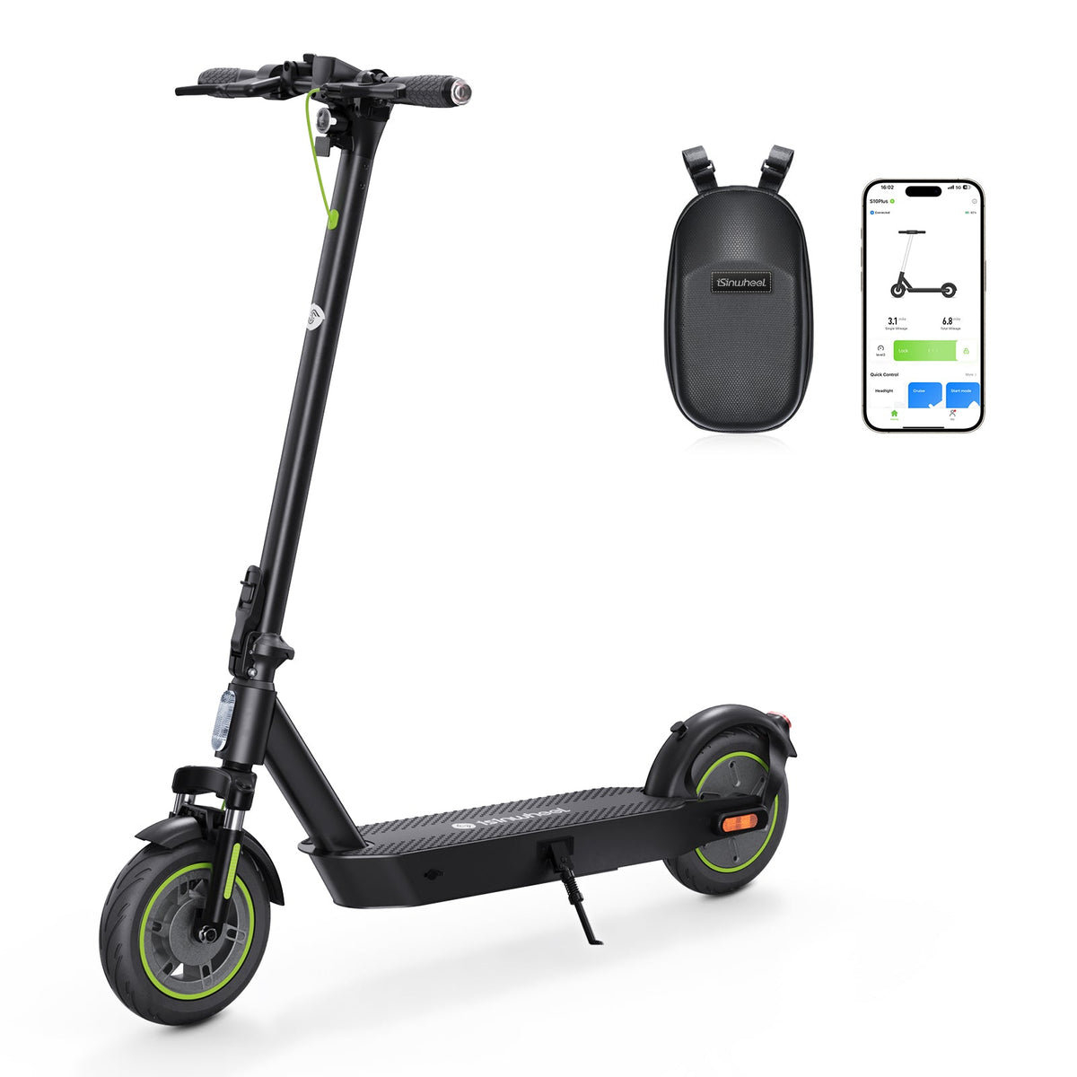 isinwheel S10 Plus Commuter Electric Scooter two-scooter bundle