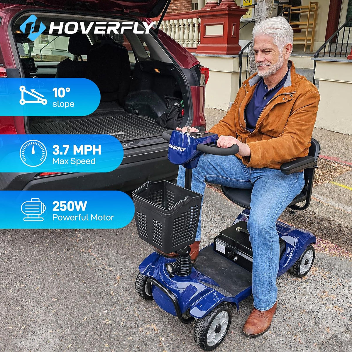 2-Pack Hoverfly T4 Four-Wheel Mobility Scooters official Hoverfly image 6