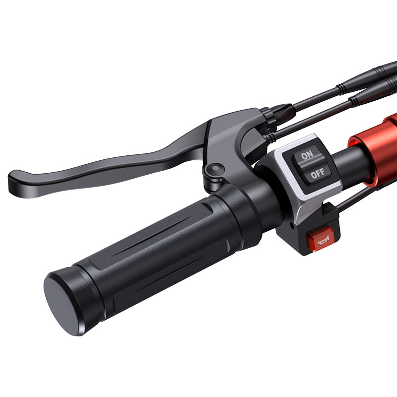 iScooter iX5S 1000W off-road electric scooter: 28 mph, 40-mile range, 11-inch off-road tubeless tires, dual suspension, EABS plus double disc brakes, IPX4 water resistance, 60 lb folded, 330 lb max load