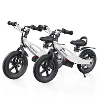 isinwheel SK12 Kids Electric Balance Bike compact frame three-quarter view