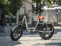 Velowave Rover Step-Thru compact commuter e-bike display view
