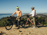 Heybike Venus lightweight step-thru cruiser electric bike: 750W Galaxy hub motor (1400W peak), 70 Nm torque, 28 mph Class 2/3 switchable, 27.5x2.2 Kenda road tires, aluminum-alloy low-step frame, Shimano Altus 8-speed, hydraulic discs, UL 2849 + UL 2271