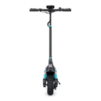Head-on view of the GT2 Pro showing the handlebar, display, stem, and 11-inch front tire