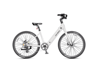 Heybike Venus lightweight step-thru cruiser electric bike: 750W Galaxy hub motor (1400W peak), 70 Nm torque, 28 mph Class 2/3 switchable, 27.5x2.2 Kenda road tires, aluminum-alloy low-step frame, Shimano Altus 8-speed, hydraulic discs, UL 2849 + UL 2271