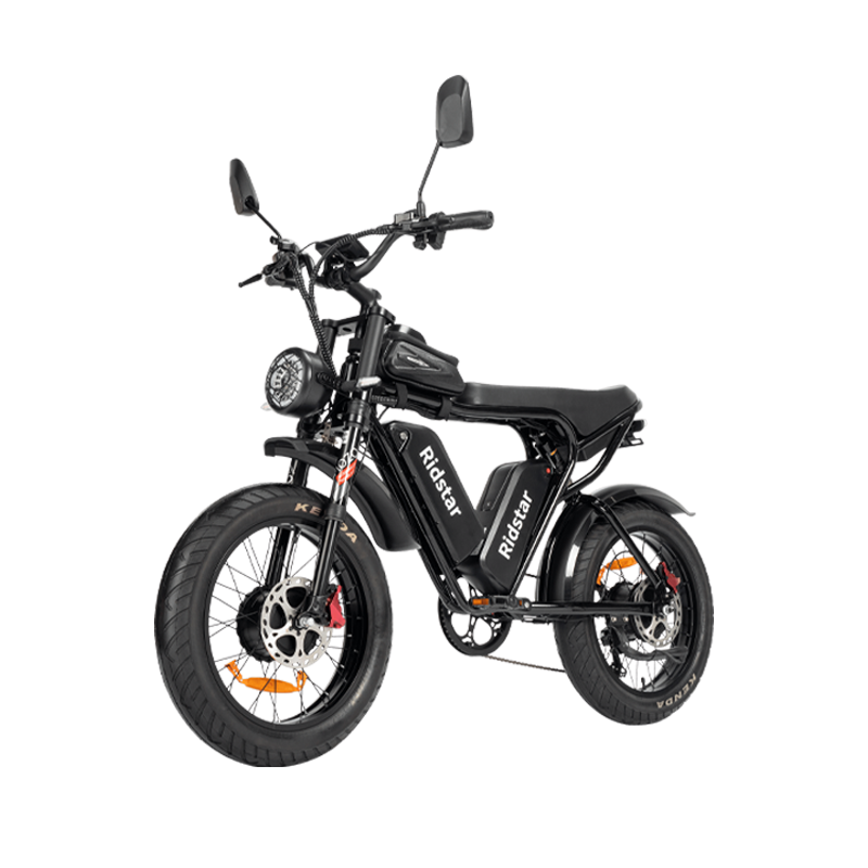 Ridstar Q20 Pro Dual-Motor Electric Bike front suspension detail