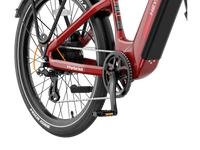 Heybike Hybrid Class 2/3 electric commuter bike with 750W rated rear-hub motor, 27.5 by 2.4 inch KENDA tires, Tektro hydraulic disc brakes, Shimano Altus 8-speed gearing, 6061 aluminum frame, hydraulic front fork, integrated turn-signal lighting, and an 864Wh battery on a UL 2849 certified electrical system