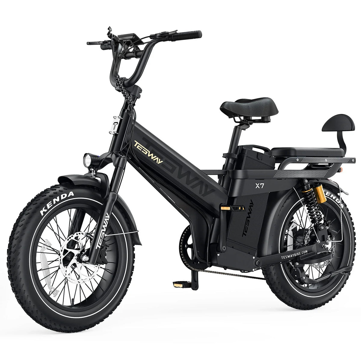 Black TESWAY X7 PRO front three-quarter product view