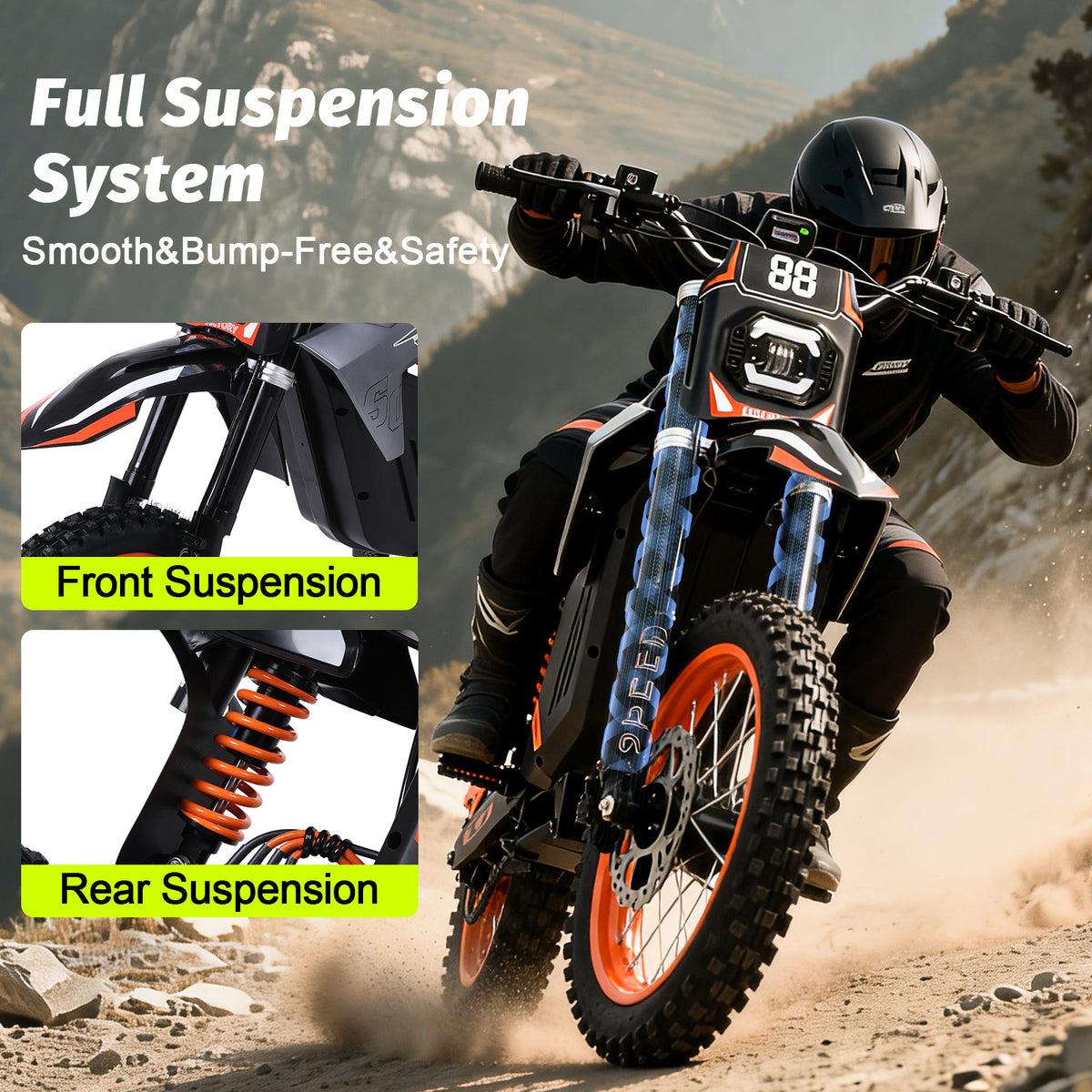 Freeboy Y88 electric dirt bike, official or supplier product image 2