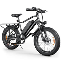 Side view of the black isinwheel M10Pro fat tire electric bike