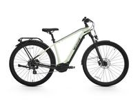 Macaron Green Velowave Swift M right-side profile with rack and fenders