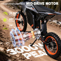 Freeboy Y88 electric dirt bike, official or supplier product image 3