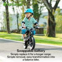isinwheel SK12 Kids Electric Balance Bike dual fenders