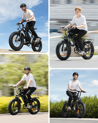 isinwheel M10Pro riders on grass, pavement, and gravel