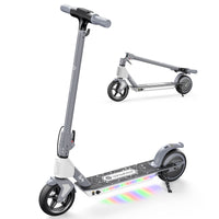 Gray isinwheel S4 shown upright and folded for storage