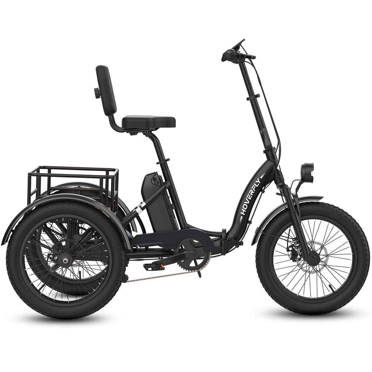 Hoverfly ET1 Folding Electric Trike | 500W, 60-Mile Claim — alternate product view