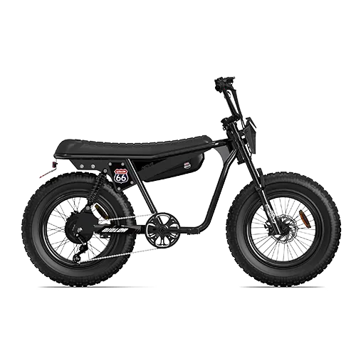 QIOLOR NOVA electric bike side profile with wide tires