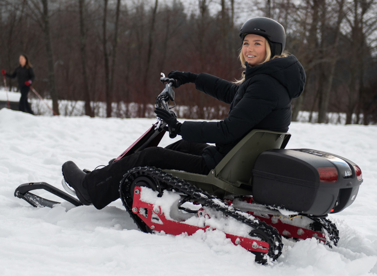 ENVO SnowKart control and assembly feature view.