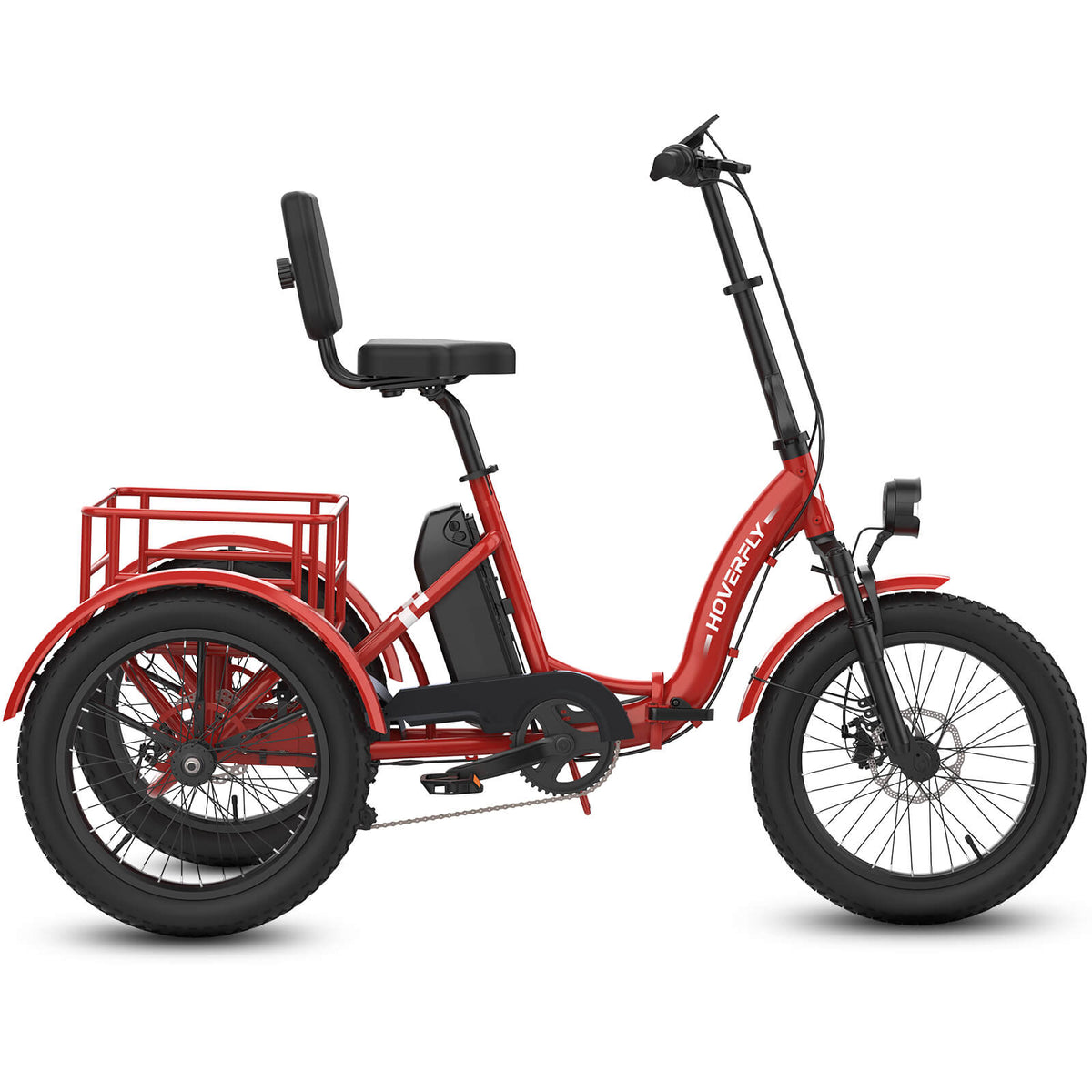 Hoverfly ET1 Folding Electric Trike | 500W, 60-Mile Claim — alternate product view