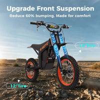 Freeboy Y01 front suspension and front tire supplier graphic