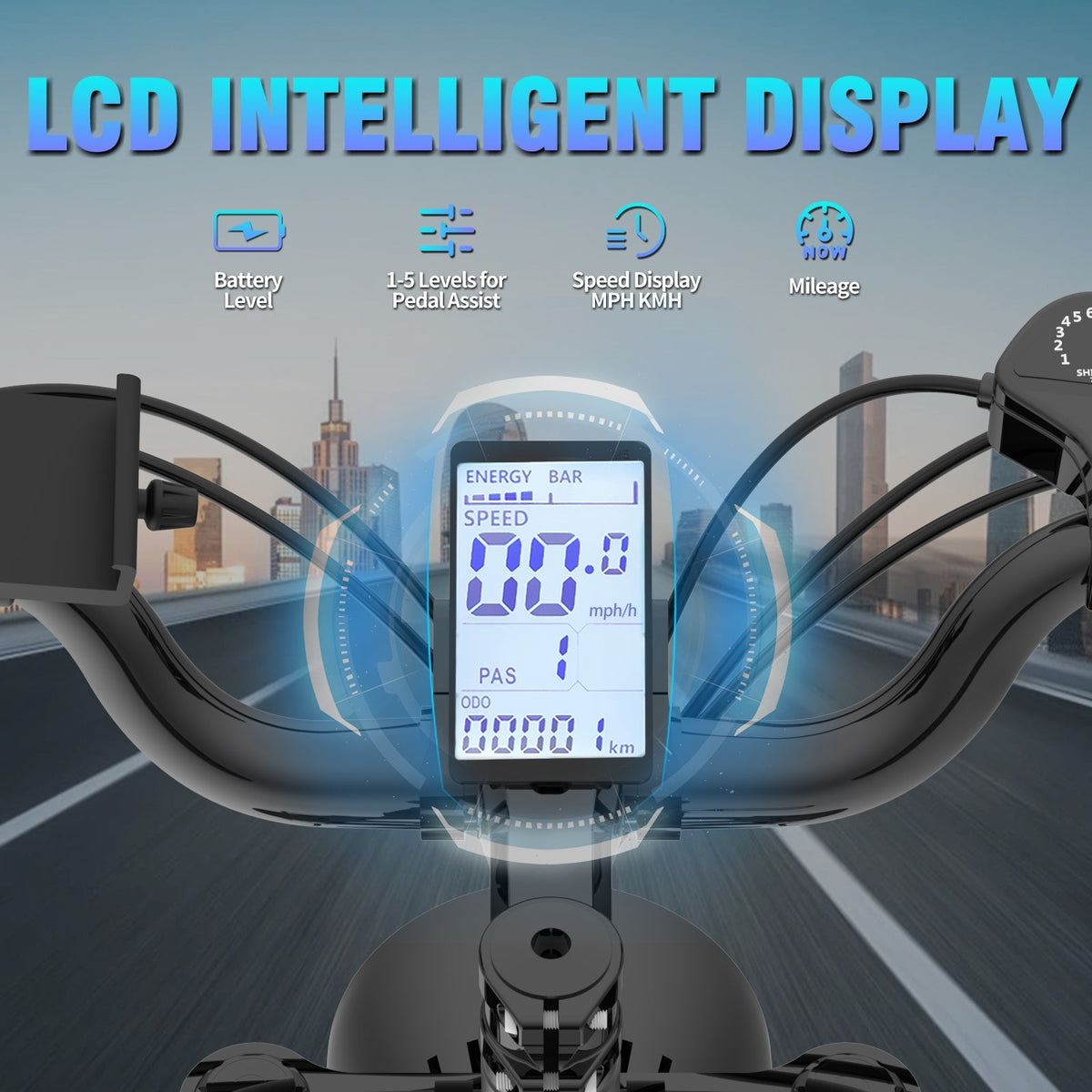 YVY K20 1500W Fat Tire Electric Bike, manufacturer product gallery view 7