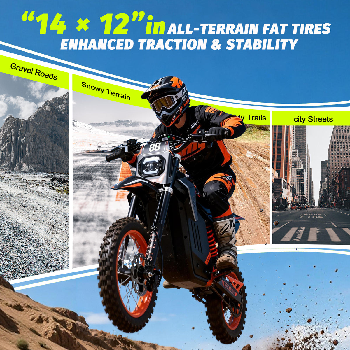 Freeboy Y88 electric dirt bike, official or supplier product image 4