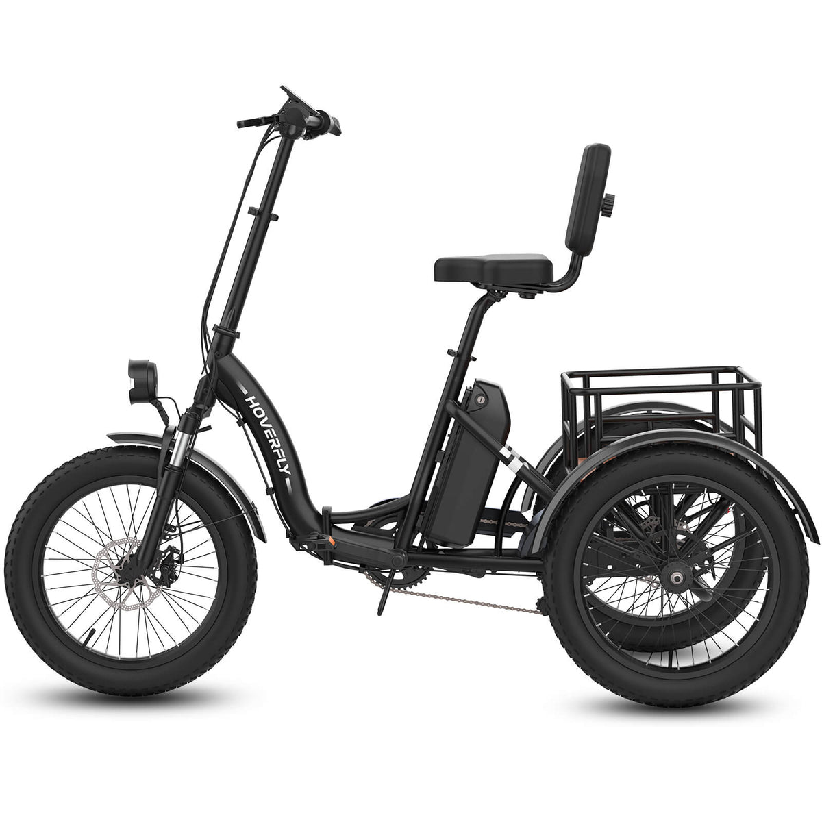Hoverfly ET1 Folding Electric Trike | 500W, 60-Mile Claim — alternate product view