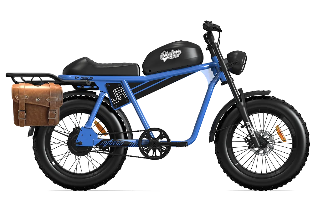 QIOLOR Tiger JR commuter electric bike rear-side profile