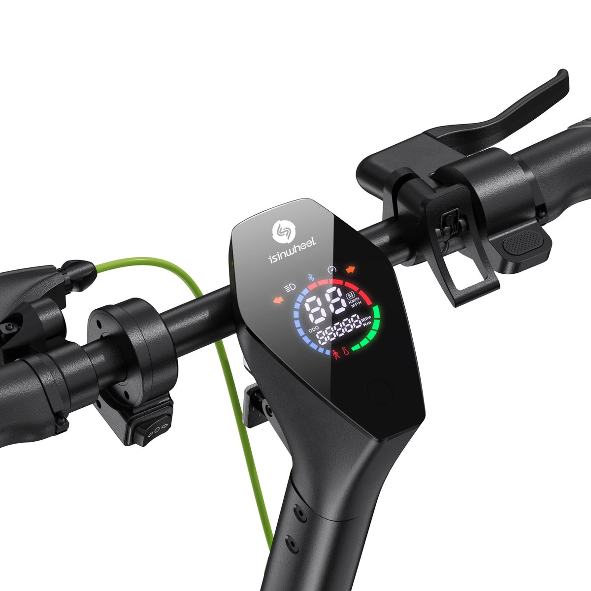 isinwheel S10 Plus Commuter Electric Scooter 750W motor and rear wheel