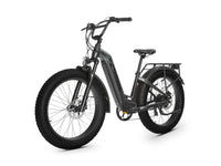 Morandi Green Velowave Ranger Step-Thru 2.0 shown from the rear three-quarter angle