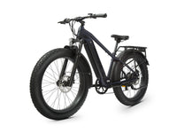 Dark gray Velowave Ranger 2.0 fat-tire e-bike studio rear three-quarter view